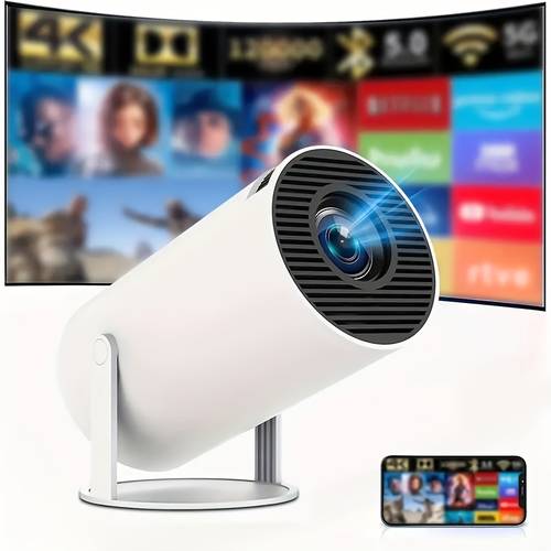 180 adjustable projector automatic keystone correction convenient and practical suitable for all scenes of home and office uk plug native 720p multimedia projection portable projection modern projection reliable performance movie enthusiasts business presentations