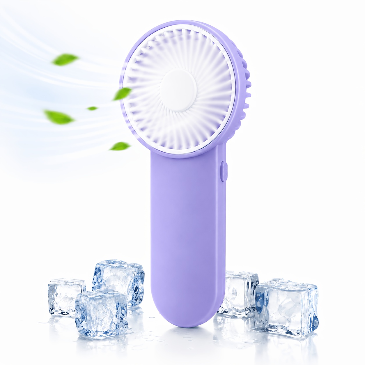Image of Portable Handheld Mini Fan, Aa Batteries, Adjustable , Ideal For Outdoor Use, Lightweight And
