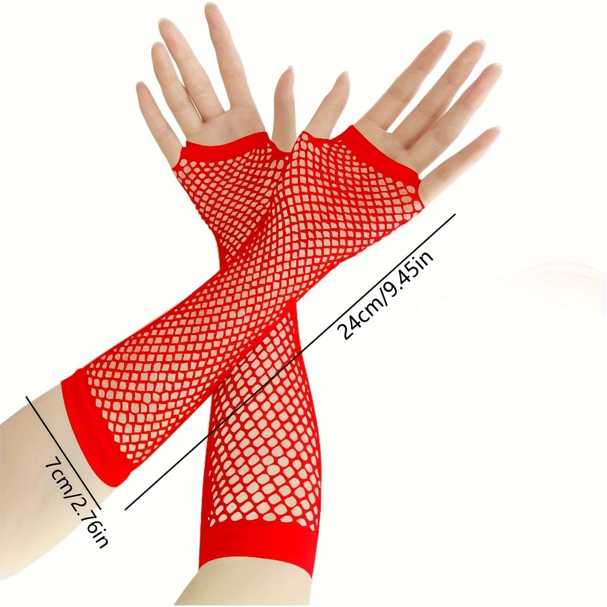 Vintage Style Fishnet Gloves Women Girls In Theme Party - Temu