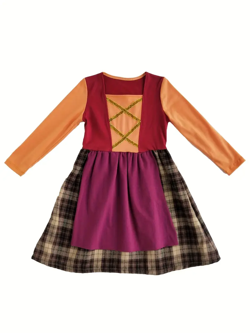 girls soft cotton long sleeve witch dress movie inspired - Temu South Africa girls soft cotton long sleeve witch dress movie inspired - Temu South Africa