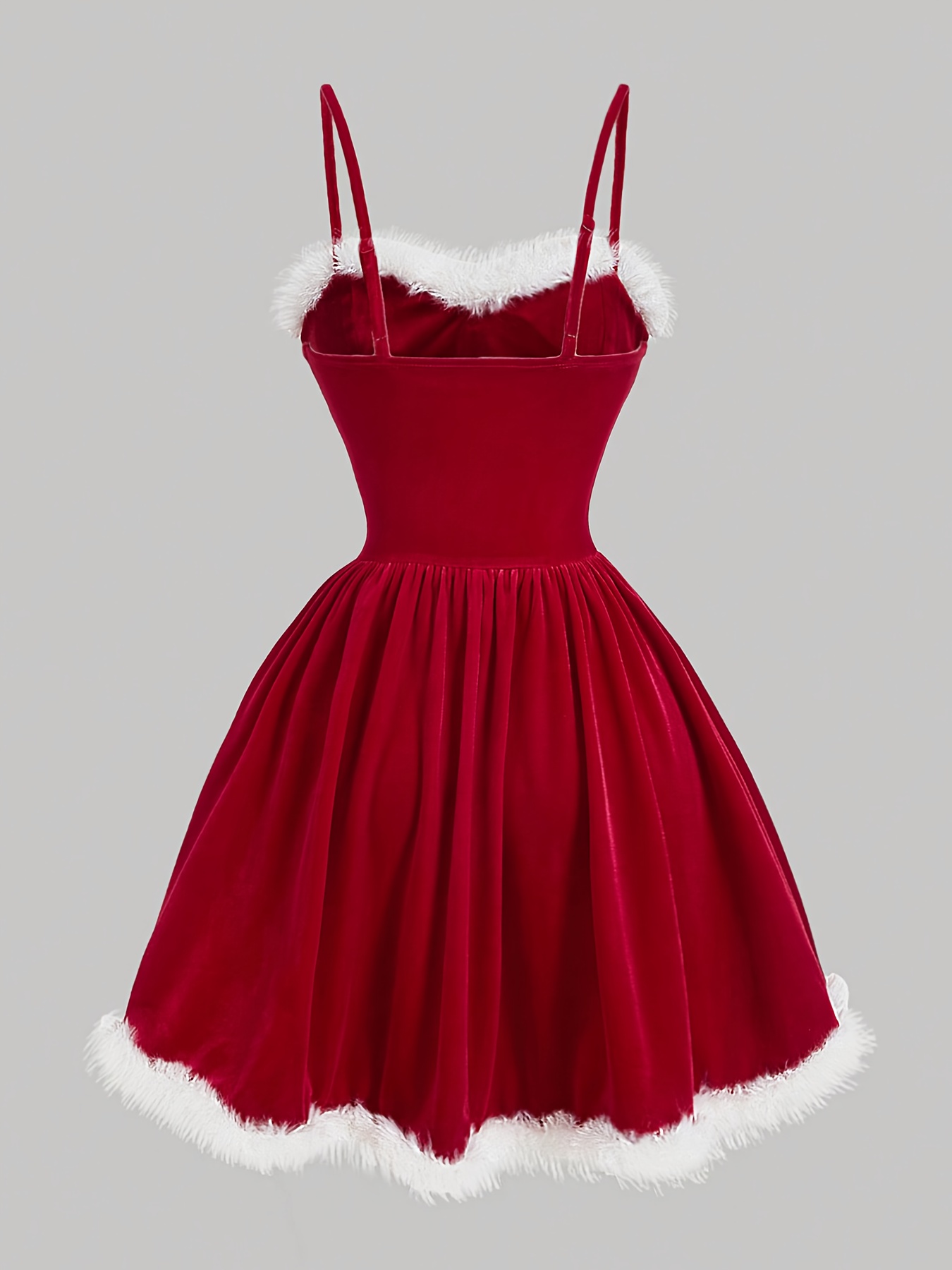 christmas valentines day red dress large bow detail v neck Temu