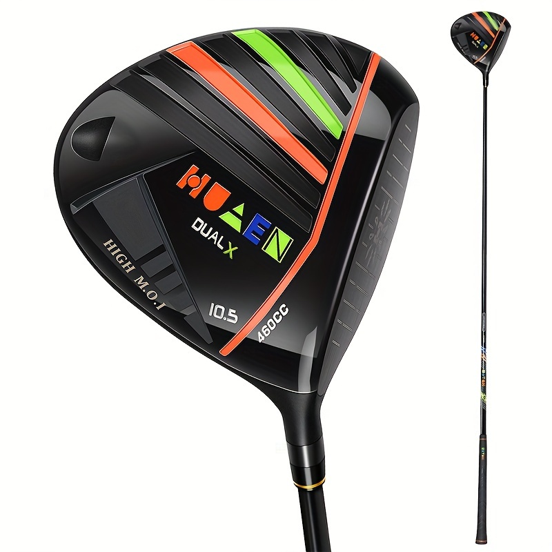 

Huaen Mens Golf Driver Titanium Drive And Graphite Regular 10.5 Degree Right Handed 460cc