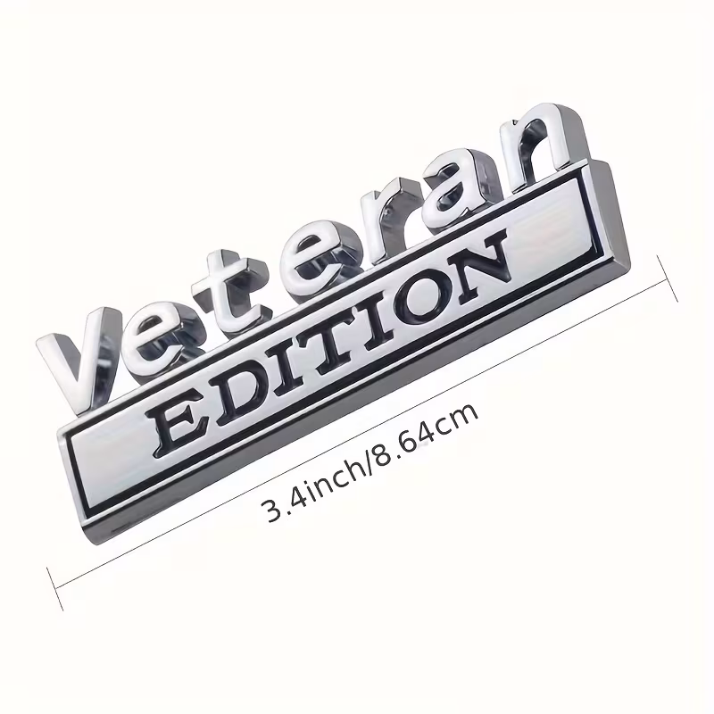 3d значок edition - abs хромированная нить, универсальная наклейка для автомобиля, грузовика, внедорожника, заднего/переднего капота, багажника, двери, аксессуар для мотоцикла, мото-наклейка | патриотический | прочная наклейка Детали 0