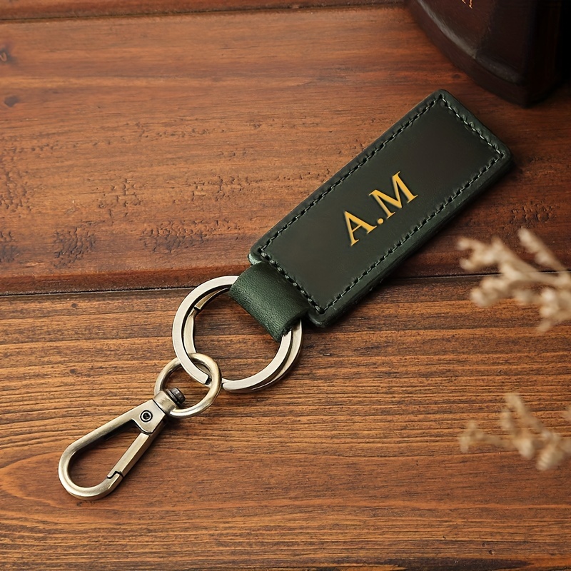 Image of Custom Artificial Keychain Stylish Personalized Name Anti-lost Keyring Gifts Keyholder