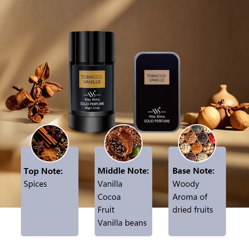 QXG29 Men'S Solid Perfume - Long-Lasting Oriental Fragrance with Woody, Vanilla, Cocoa, Spices & Dried Fruits Notes, Travel-Friendly Luxury Cologne Stick for Everyday & Special Occasions, Elegant Black Bottle - Ideal Gift for Him, Men'S Fragrance, Sophisticated Design, Natural Ingredients, Woody Scent, Stylish Men, Daily Wear Scent, Modern Scent, Highquality Ingredients, Professional Men