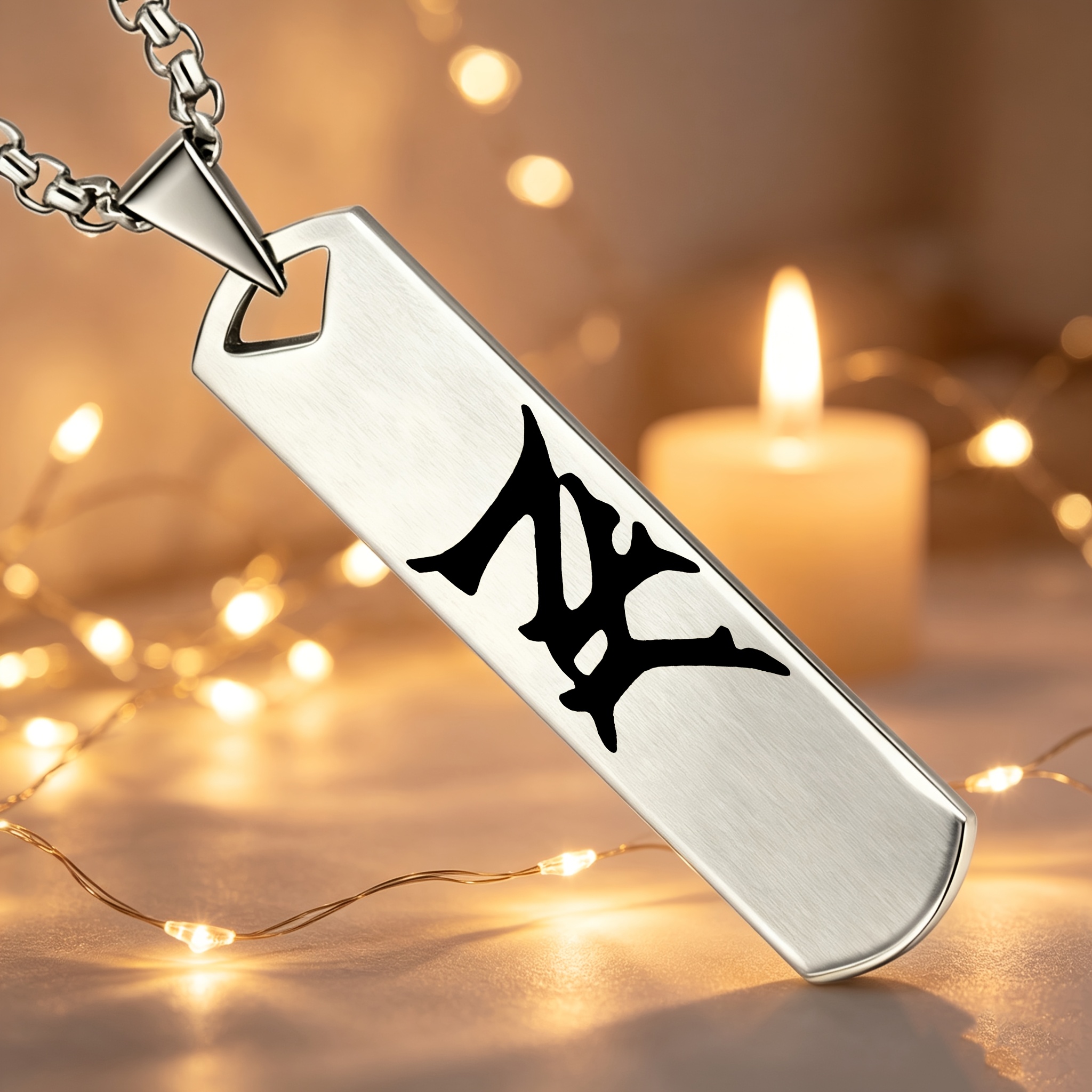 Graffiti Style "NY" Design Pendant Necklace