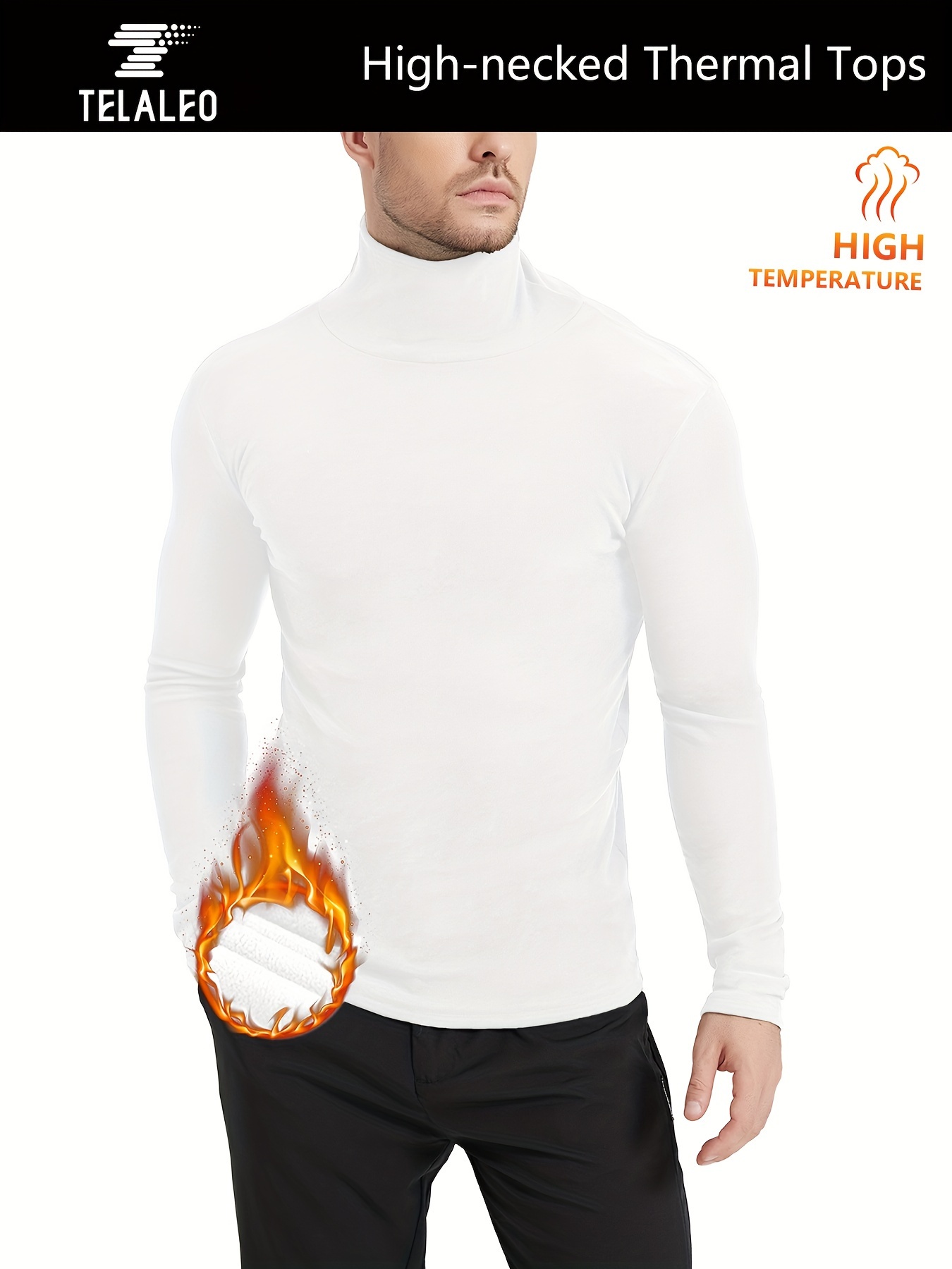 Mens white thermal on sale top