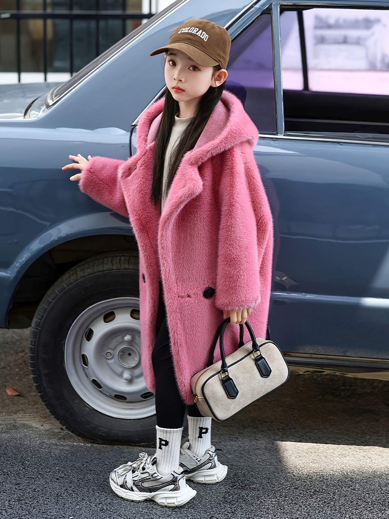 girls' winter coat long formal like outerwear Temu Saudi Arabia