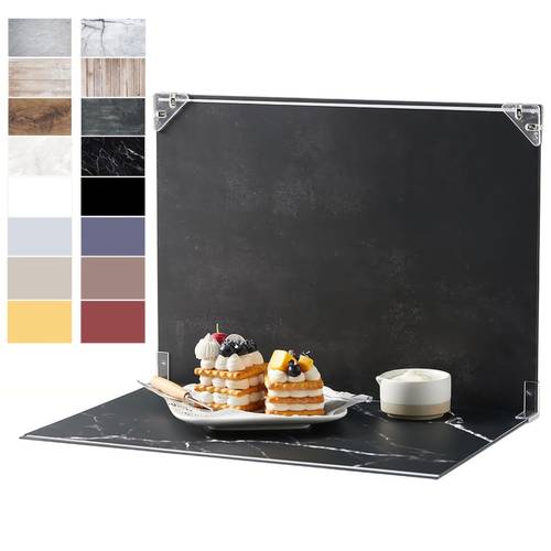 8pcs 16patterns table top small food background kit makeup product shooting backdrop photo backdrop board product photography for small product photography 16 5x11 7in
