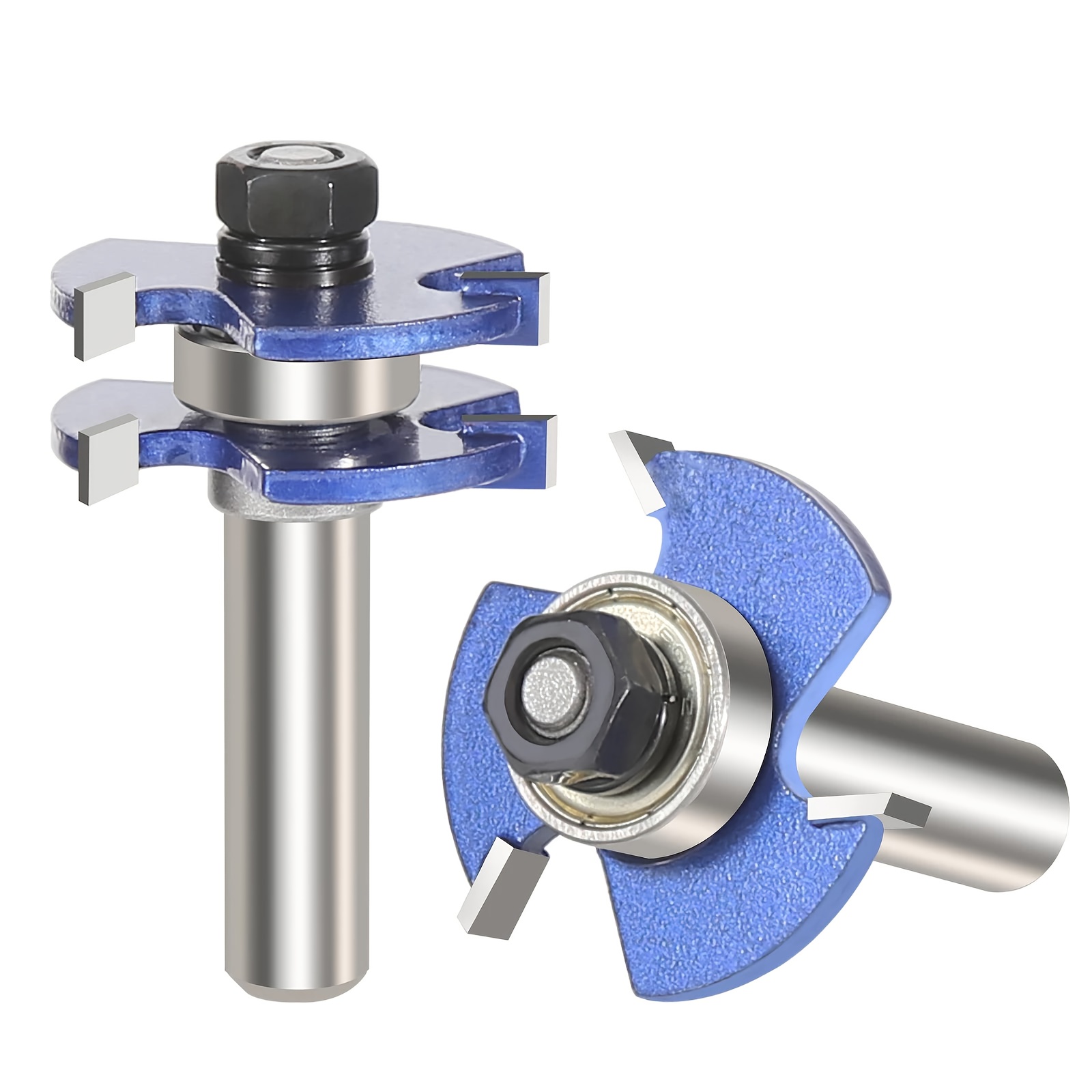 1/2'' 12.7mm Shank Joint Assemble Router Bits Tongue And Router Bit Milling Cutter Tools For Woodworking