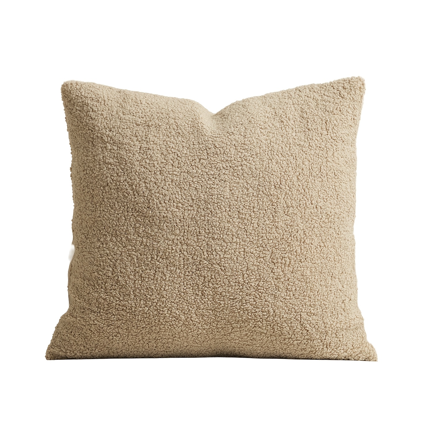 TEMU 1pc All- Reversible Solid Pillowcase, Modern Minimalist Home Decor Living Room Bedroom Decoration Cushion Cover, Machine Washable Without Insert