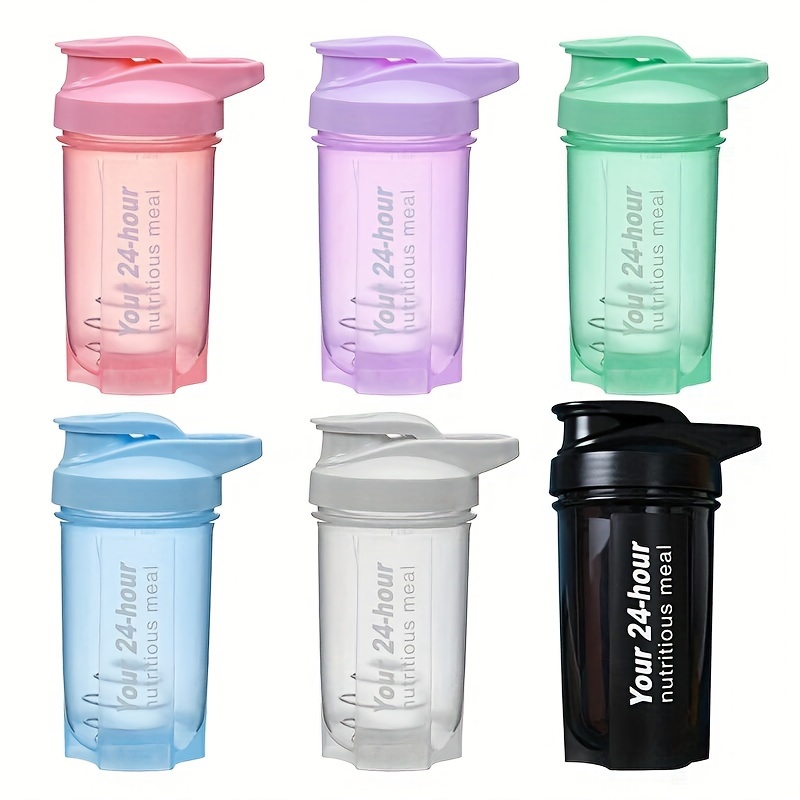 

500ml Protein Shaker Bottle With Scale - Leakproof, Pvc-free Sports Water Bottle For Fitness Enthusiasts