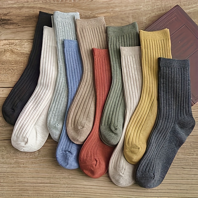 

5 Pairs Of Striped , Mid- , For