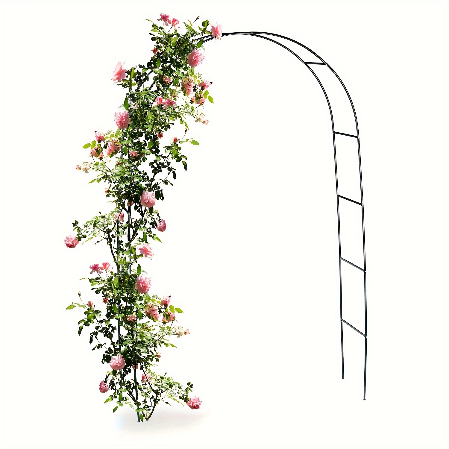 

1pc, Climbing Plants Garden Arch, Balloon Hold Stander, Flower Rose Arch Frame, Courtyard Decor, Wedding Decor, Garden Gate Arch, Balloon Accessories