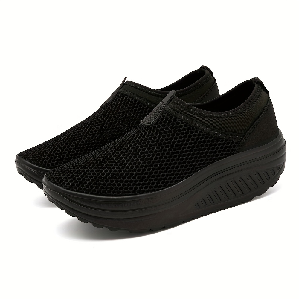 Mesh and EVA Slip-On Athletic Shoes Lightweight Breathable Walking Sneakers Amazon.com | Eliogn Men main image 3