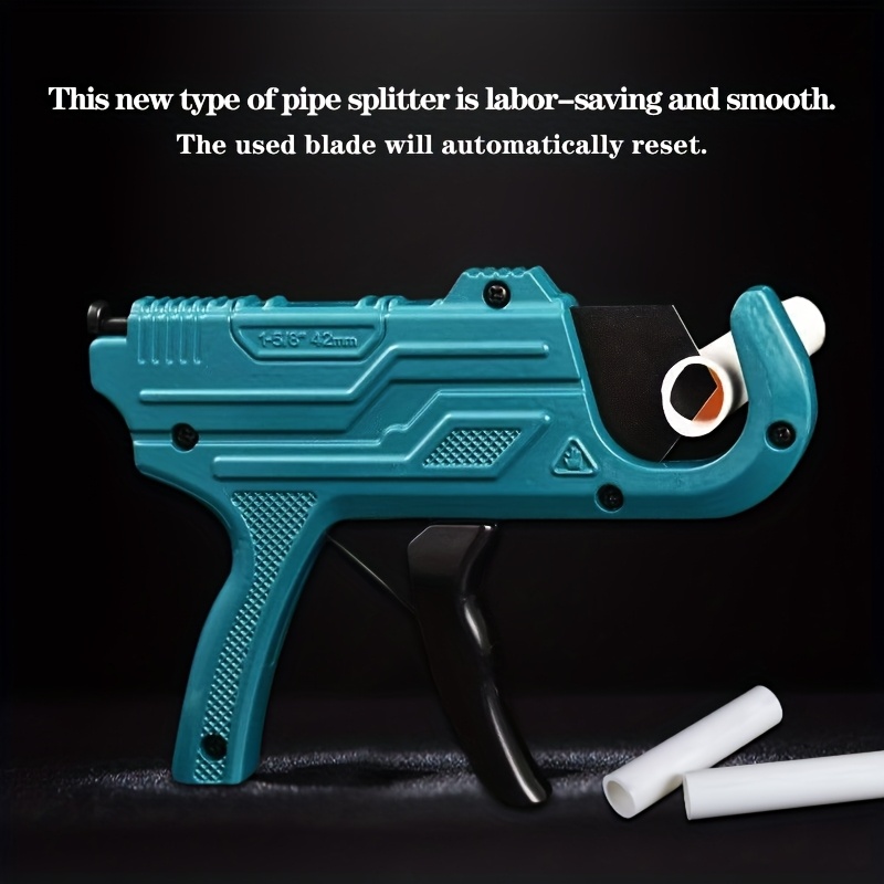  1 5 8 42mm pipe cutter tool heavy duty electric pex pvc ppr plastic copper aluminum pipe cutter with blade ergonomic non slip handle for hvac bathroom installation diy projects perfect gift for electricians plumbers pipefitter tools Product details 0