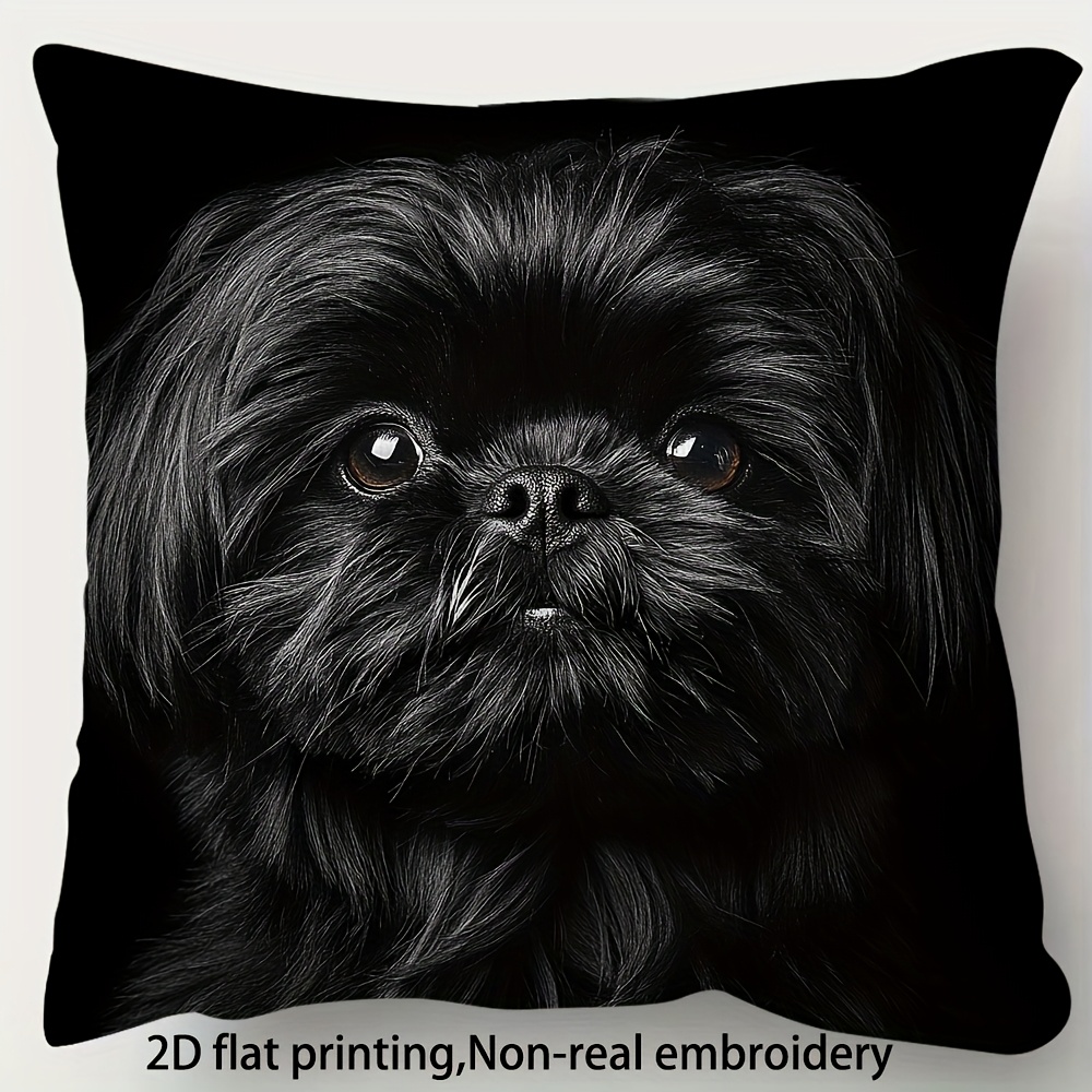 pieza almohada peluche corta estampado perro pug Temu Uruguay