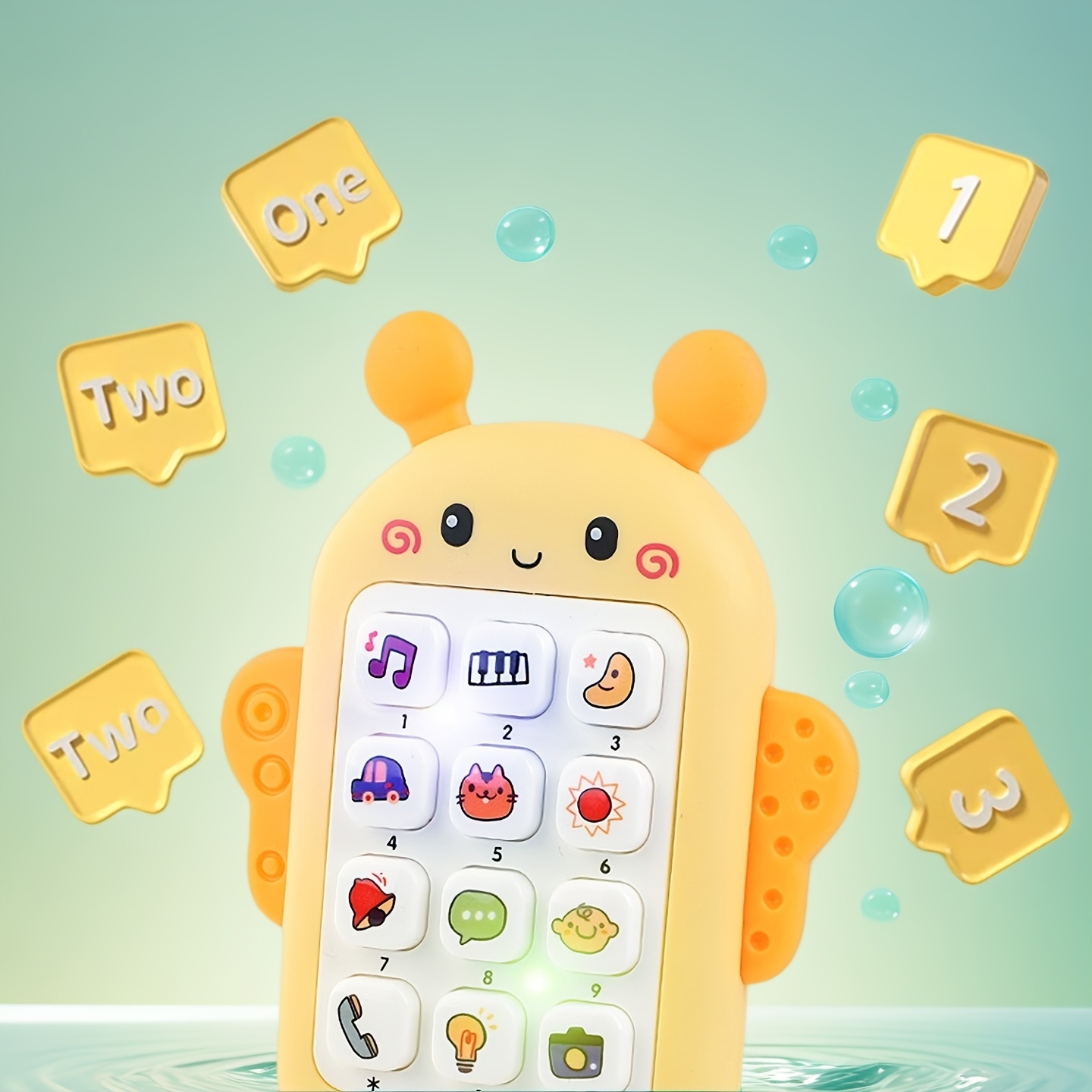   toy mobile phone early education learning equipment no battery built in lights and songs mobile phone christmas halloween   ideal gift for teenagers interactive gifts