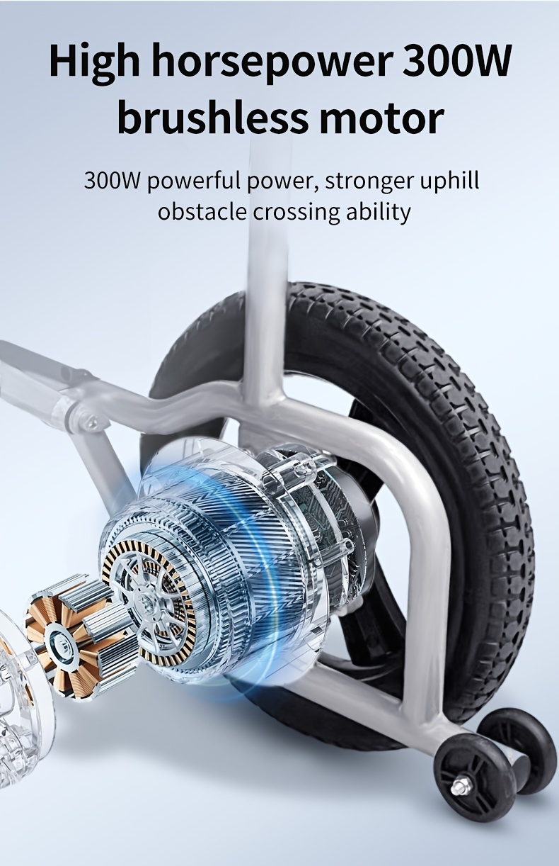 adult electric wheelchair with intelligent control electromagnetic braking system small turning   small folding   is suitable for the travel of the elderly and the disabled and can bear a weight of 300   Product details 6