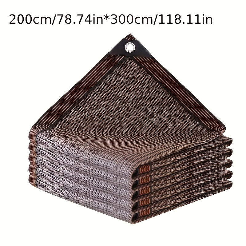 E-shop RV Kaffee Farbe Strand Garten Sonnenschutzstoff, Geeignet für Pflanzenabdeckungen, Lichtblockierung, Hausgebrauch, Sukkulenten, Balkon,