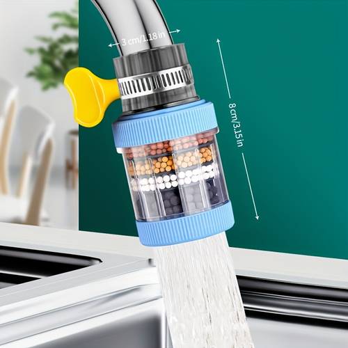 1pc faucet water filter with adapter sink faucet anti splash bubblers removable and washable filters impurities europe and the united states universal new summer products