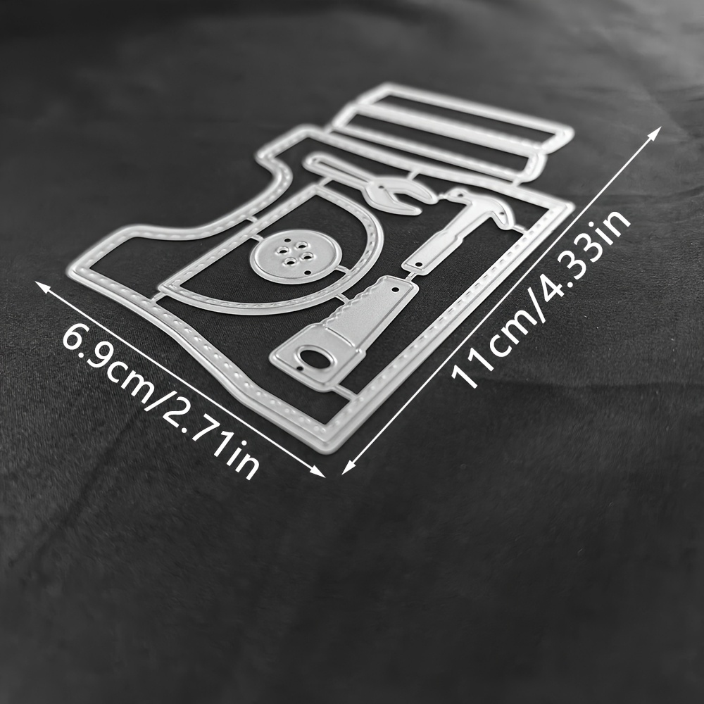 TEMU Scrapbooking Metalen Snijmallen, Werkvest en Gereedschap Ontwerp voor Wenskaarten, Huisdecoratie en Vakantie Knutselprojecten