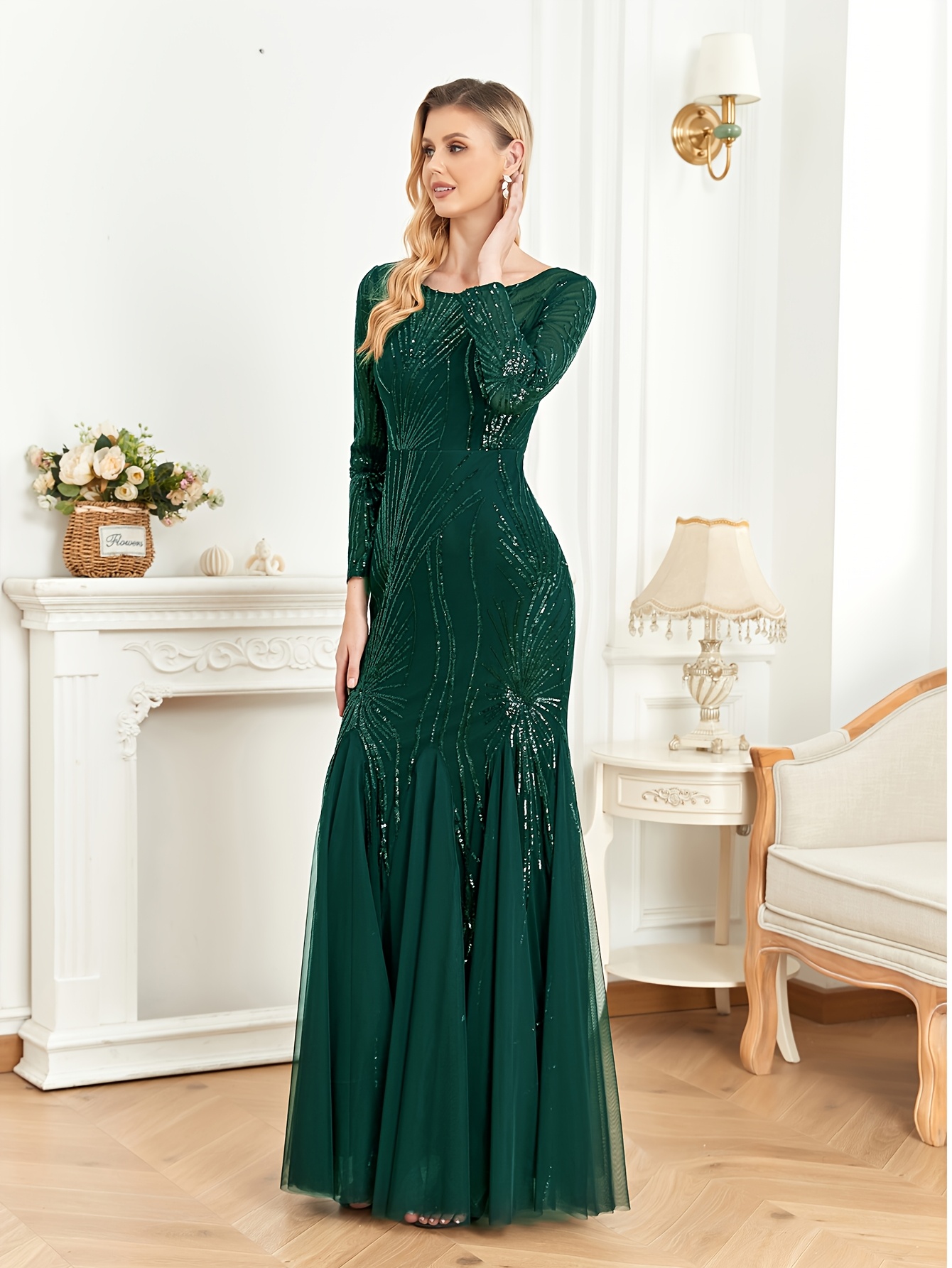 green cream dress Mac Duggal Women's Floral Embroidered V-Neck Gown - Multi Victorian_Gown Closure:zipper This dress is available White A-Line Tulle Short