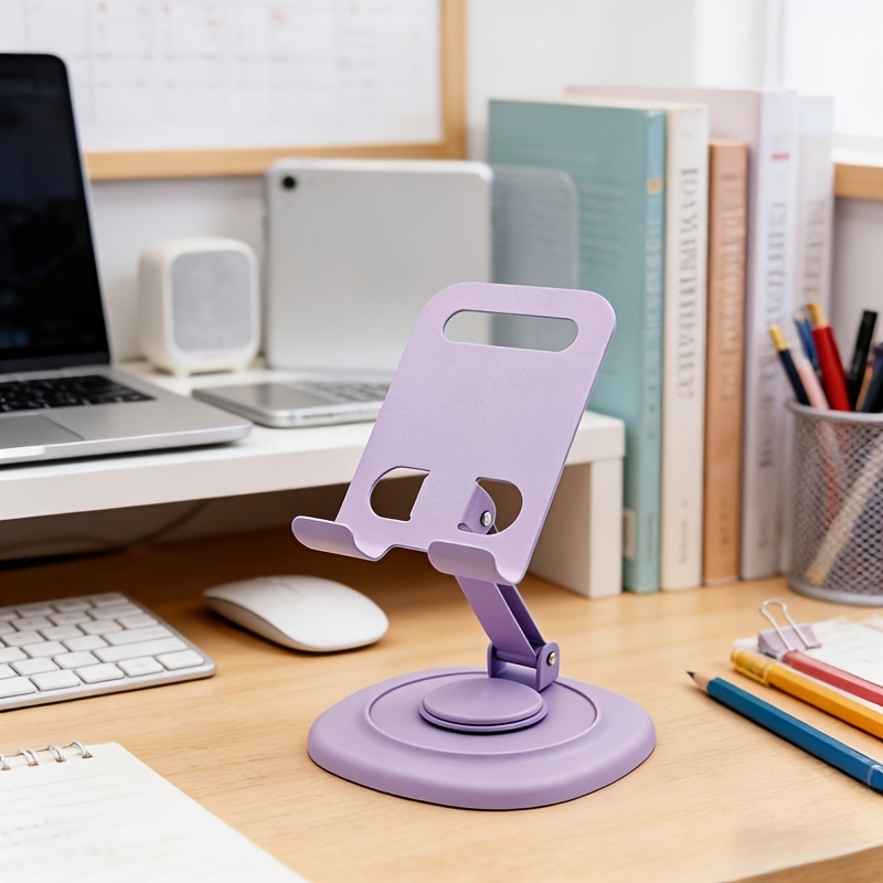 360-Degree Rotatable Adjustable Desktop Phone Holder