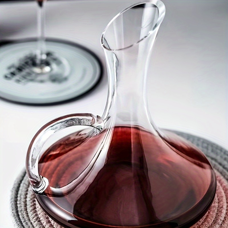 1 PCS - Grande carafe à vin rouge artisanale sans plomb, Distributeur de  vin à la maison, Bouteille rapide de