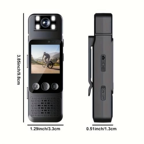 1080p full hd wearable sports camera portable video recorder with 180 battery usb rechargeable clip keyboard audio and video recording suitable for outdoor sports and surveillance use