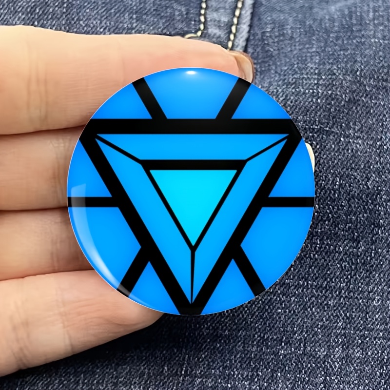 TEMU Ark Reactor Technology-inspired Emblem, A 2d Flat Badge Pin Suitable As A Stylish Accessory For , , And Colleagues - A Fun And Thoughtful Gift
