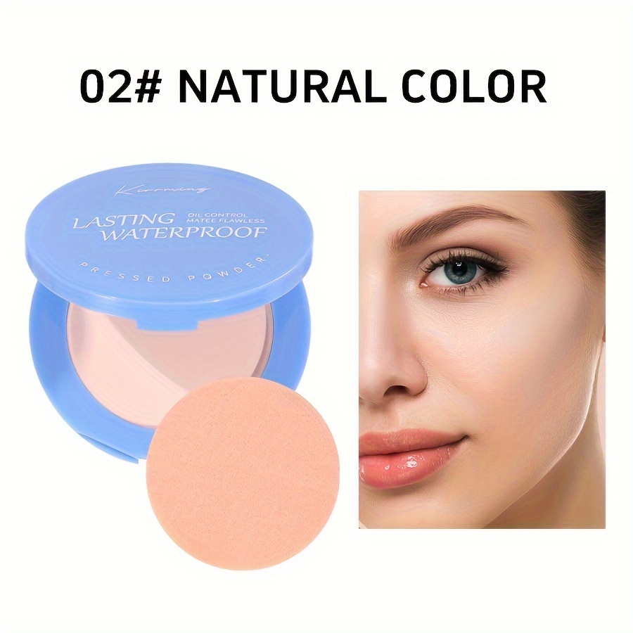 3-Color Oil-Control Matte Powder - Long-Lasting Flawless Setting Powder, Facial Makeup Loose Powder, Flawless Setting Powder Compact, Comes with a Puff, Translucent Loose Powder, an Oil-Control, Waterproof