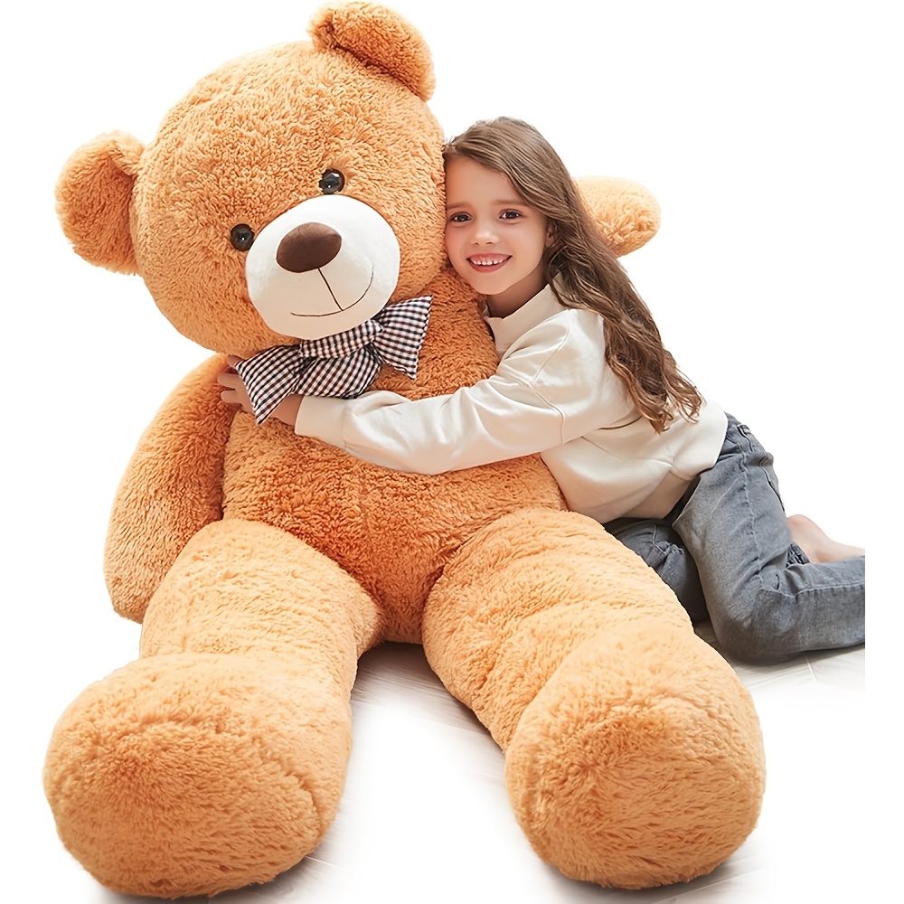 Image of Morismos Bear Stuffed Animals 55inch, Life Size Bear, Plush For Girlfriend