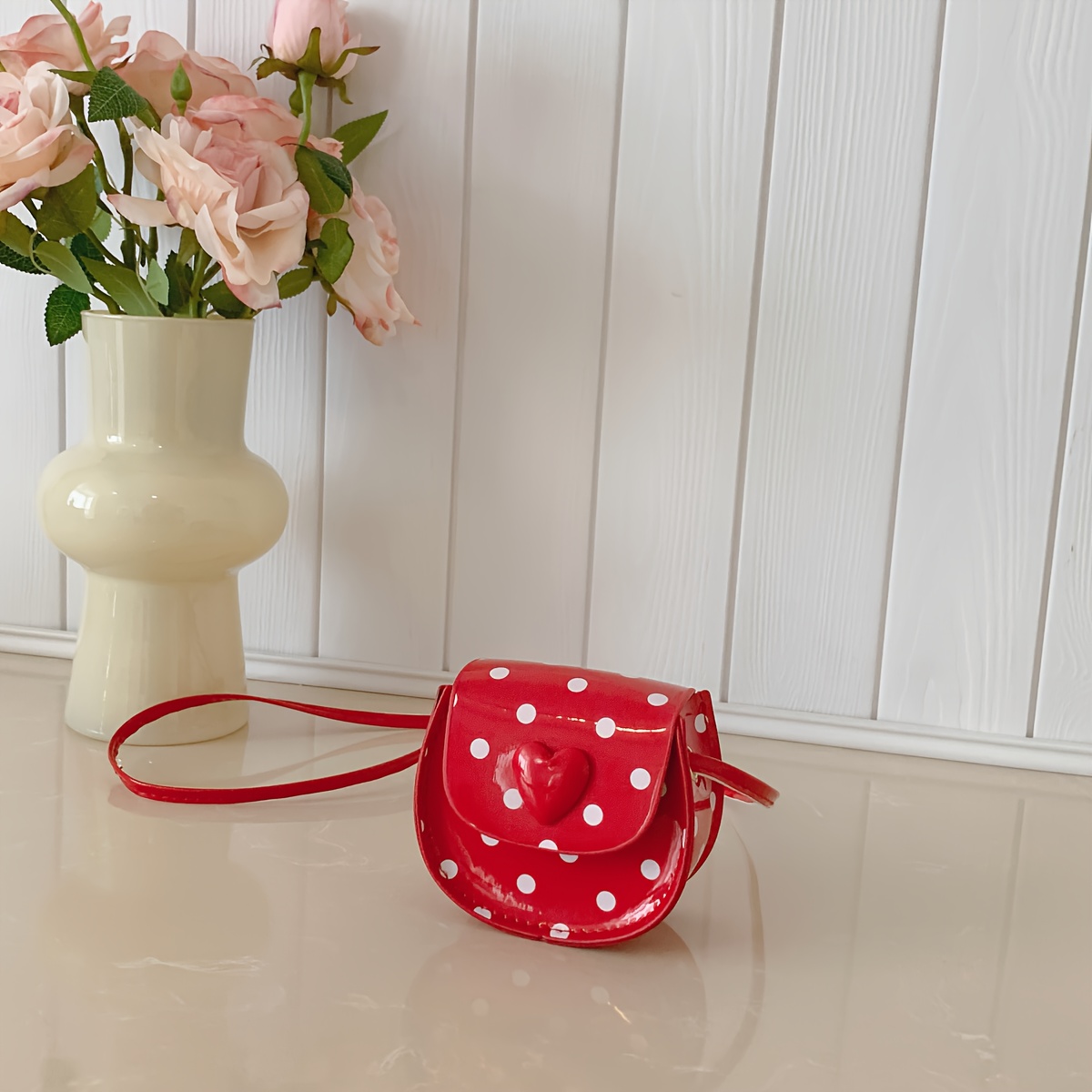 Image of Polka Dot Fashion Bag, Internet-famous Women's Crossbody Bag, 2025 New Korean Style Exquisite Single-shoulder Bag For Summer