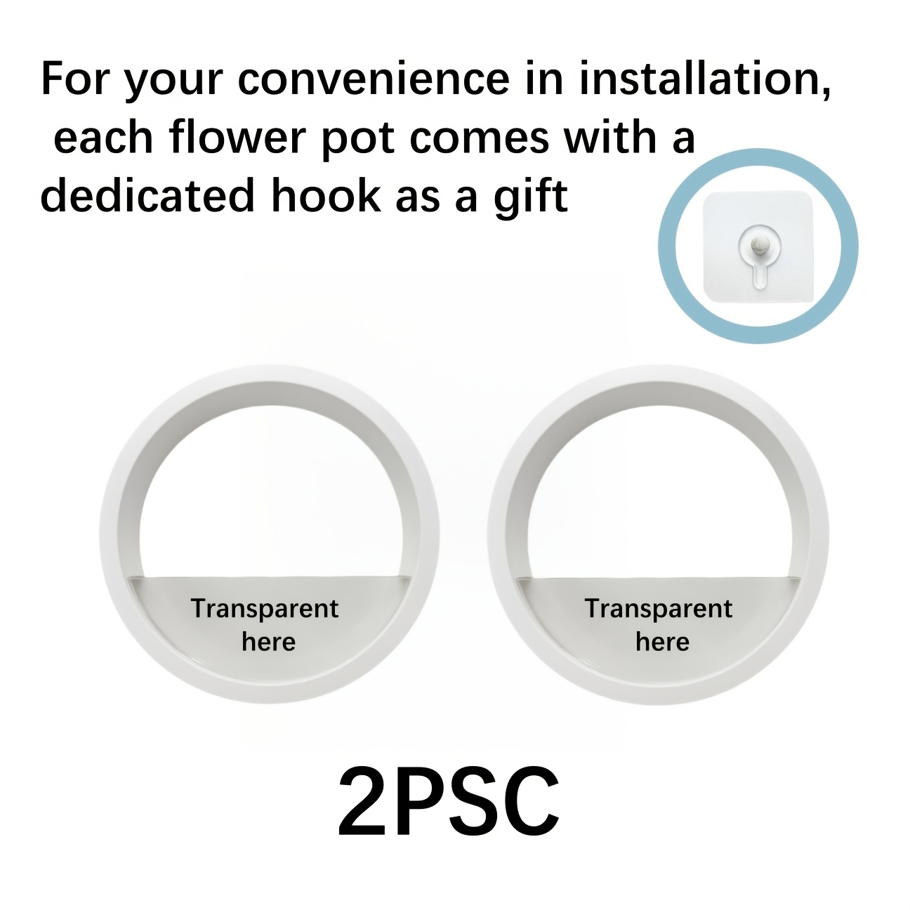Image of 1pc/2pcs, Wall Planters, Modern Round Glass Wall Planter Succulent Planter Iron Hanging Planter Vase For , Small Cactus Balcony, Room And Patio Decor