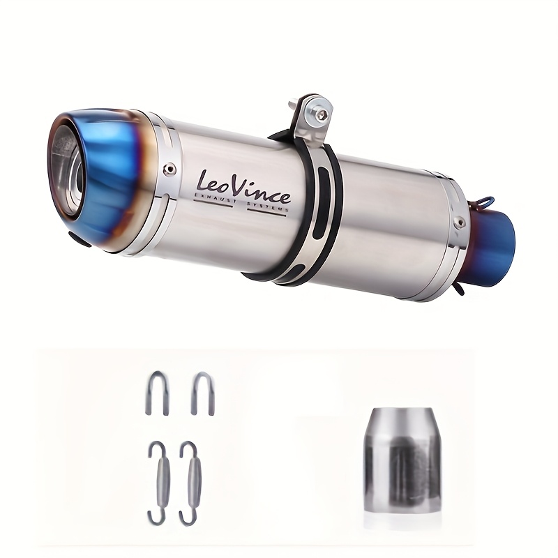 1pc 51mm universal motorcycle exhaust pipe stainless steel for street motor scooters details 6