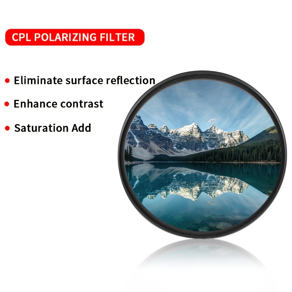 qz world cpl polarizing filter optical glass material non Temu