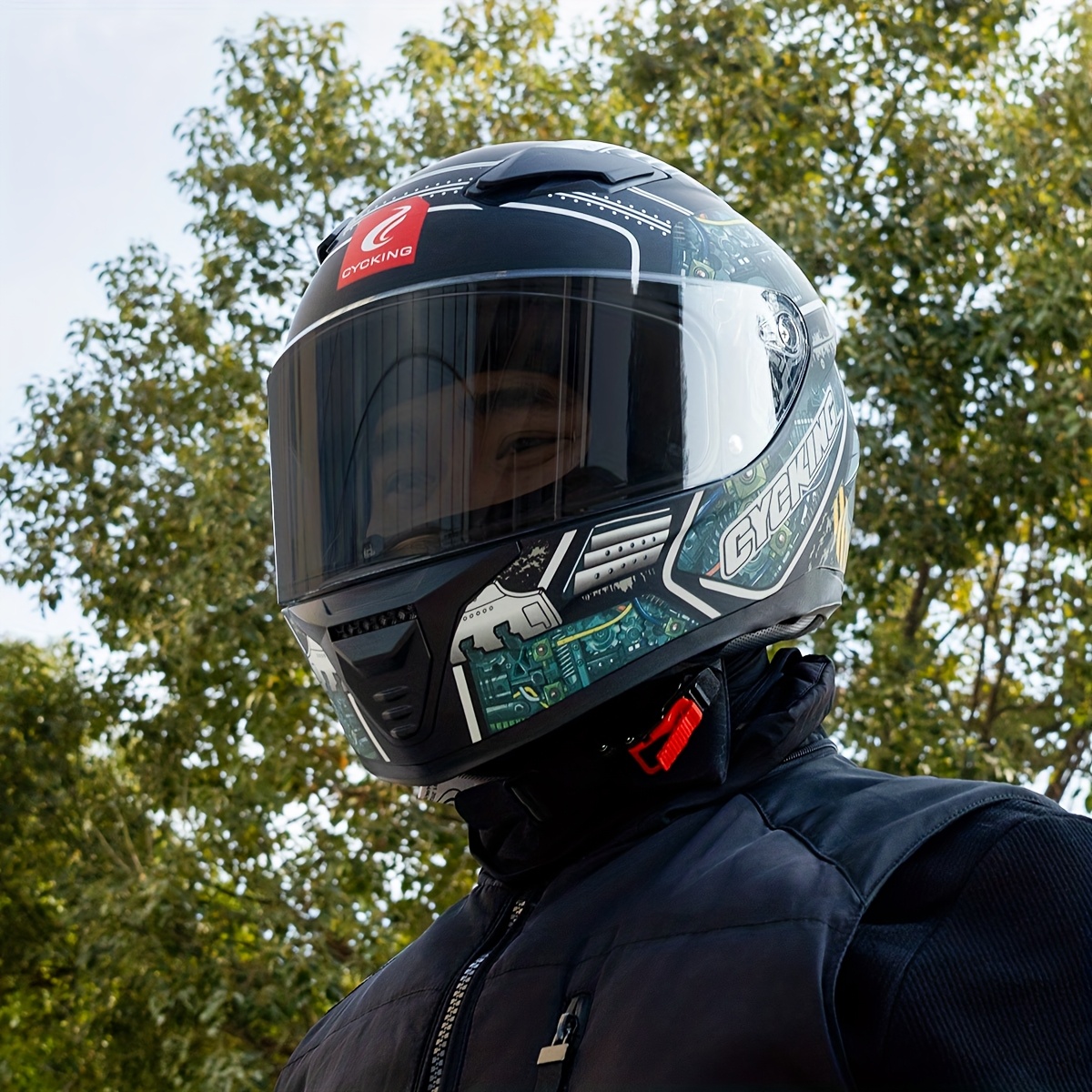 Motorcycle Helmet Womens Biker Gear Kids Bike Helmet Adult Men And