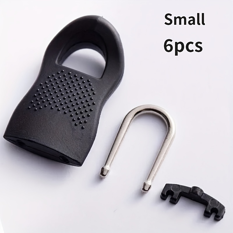 6pcs Detachable Zipper Zipper Head Accessories, Pendant Repair, Zipper Head , Sewing Accessories