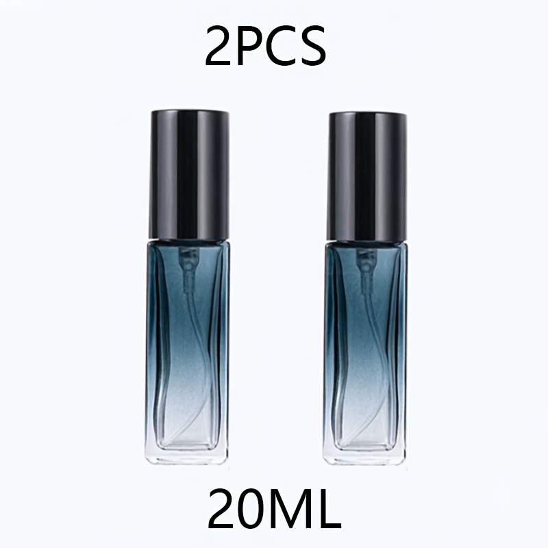 E-shop 2 Stück 5ml/10ml/20ml Parfüm-Sprühflaschen, Leere Glas-Parfümzerstäuber Reise-Kosmetikflaschen, Nachfüllbare Parfümflaschen für