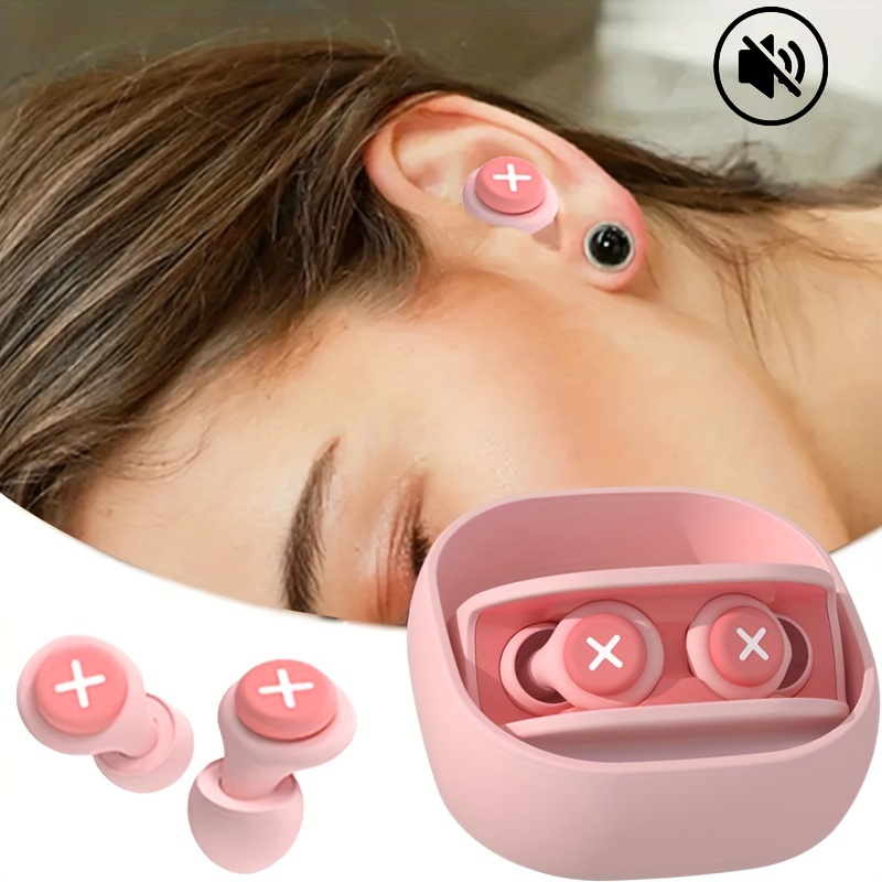 

A Silicone Sleep Soundproofing Earplug, Anti-noise Super Soundproofing Sleep , For Students, Professional For Sleeping In Dormitories, Anti-noise And Snoring