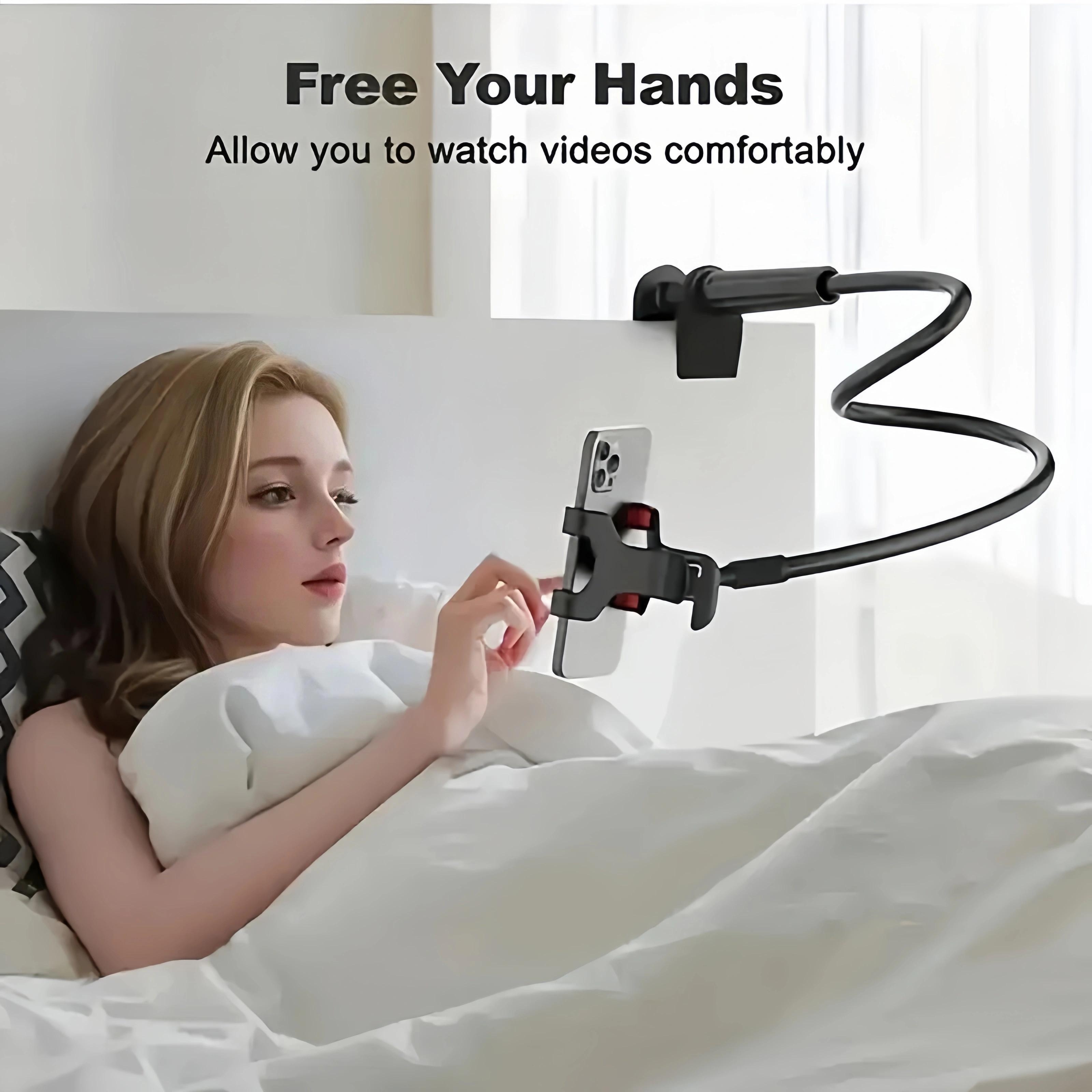 360 degree rotating tablet phone holder spiral base lazy person holder phone bedside holder desktop holder for convenient and comfortable viewing angle suitable for office and kitchen use its   for  