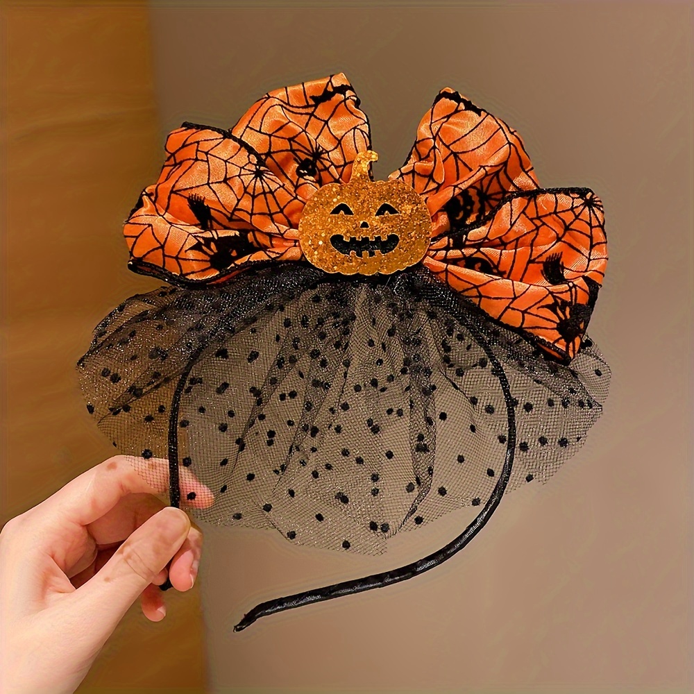 

Halloween Spider Web Bow – , Unisex & Fascinator For -up & , Adults Over 15 Years Old