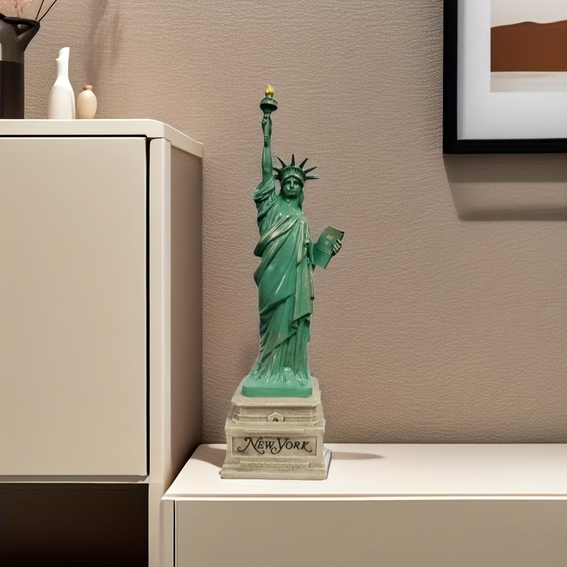 E-shop Art Deco Statue der Modell aus Kunstharz, vielseitige Dekoration für Zuhause und Büro, für Bücherregal, Wohnzimmer oder Eingangsbereich,