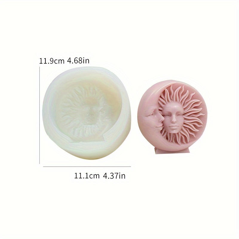 1pc, Moon And Aromatherapy Candle Silicone Mold Sun Decoration
