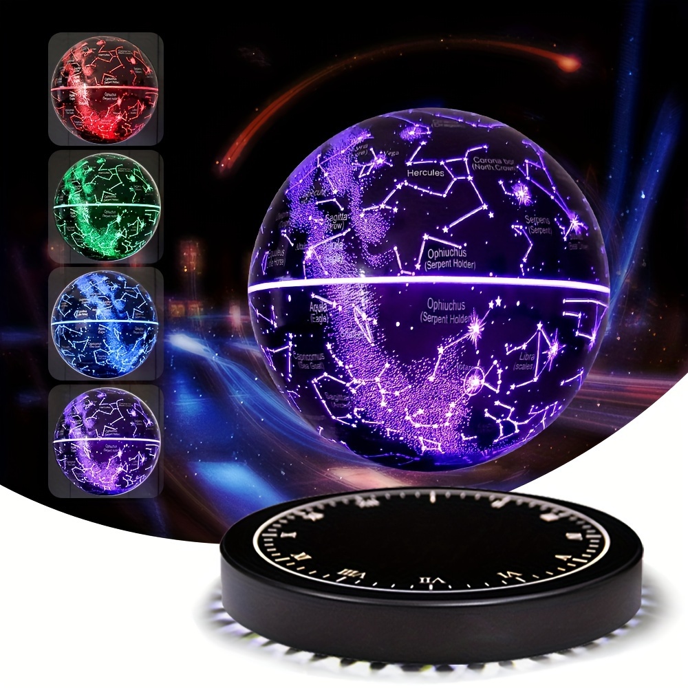 Magnetic Levitation Globe Floating Constellation Ball 6inch Unique Table  Lamp LED Starlight Ball Special Gifts Home Decorations