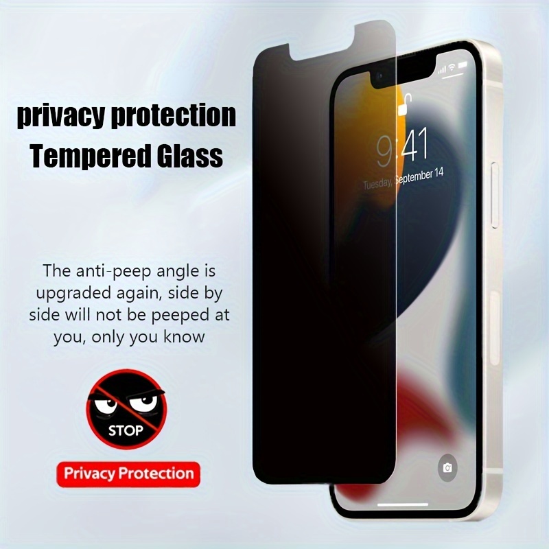 Protector Pantalla Privacidad Iphone 14 Pro Max Pantalla - Temu Chile