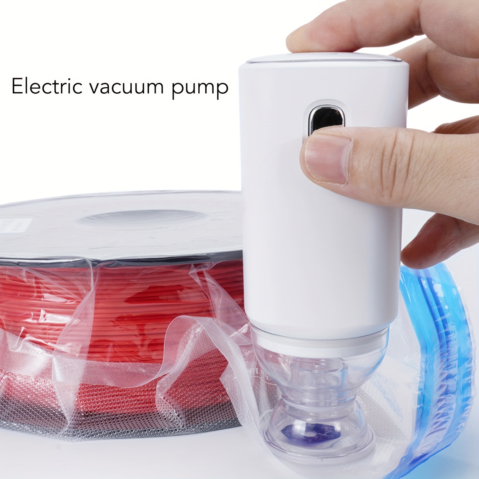 

Auto Vacuum Bag Pump Rechargeable Portable Electric Vacuum Sealed Compression Pump For 3d Printing Consumables 5v