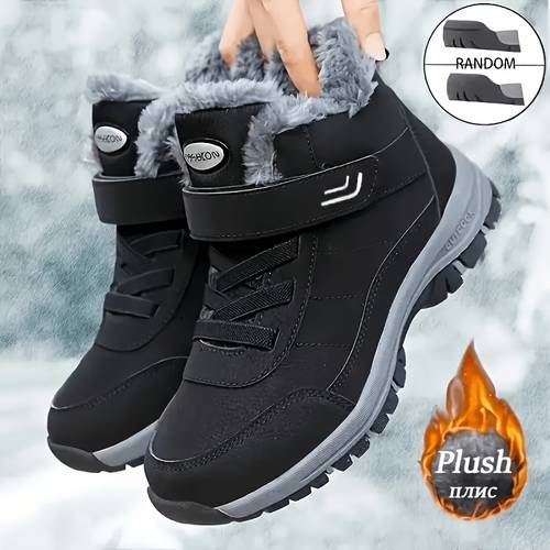 bredder mens shoes fashion fleece casual shoes non slip easy athletic shoes hiking boots