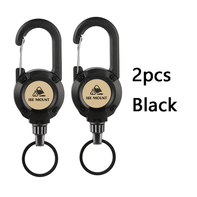 TEMU Tactical Set Of 2pcs, Heavy-duty Steel Wire Rope For Outdoor Camping, Hiking, And Fishing - Multi-tool And Id Card Holder
